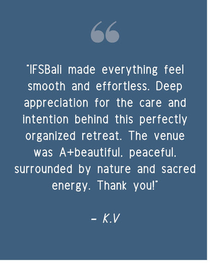 Creating Healing Circles®: An IFS Group Facilitation Retreat in Bali with Chris Burris  EARLY BIRD DEPOSIT (995 USD)